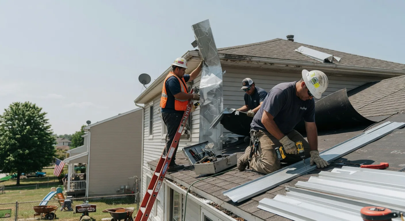 Storm Damage Metal Roof Repair in Cannon Afb, NM